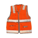 CHALECO DRILL CON CINTA COREANA MULTIBOLSILLO